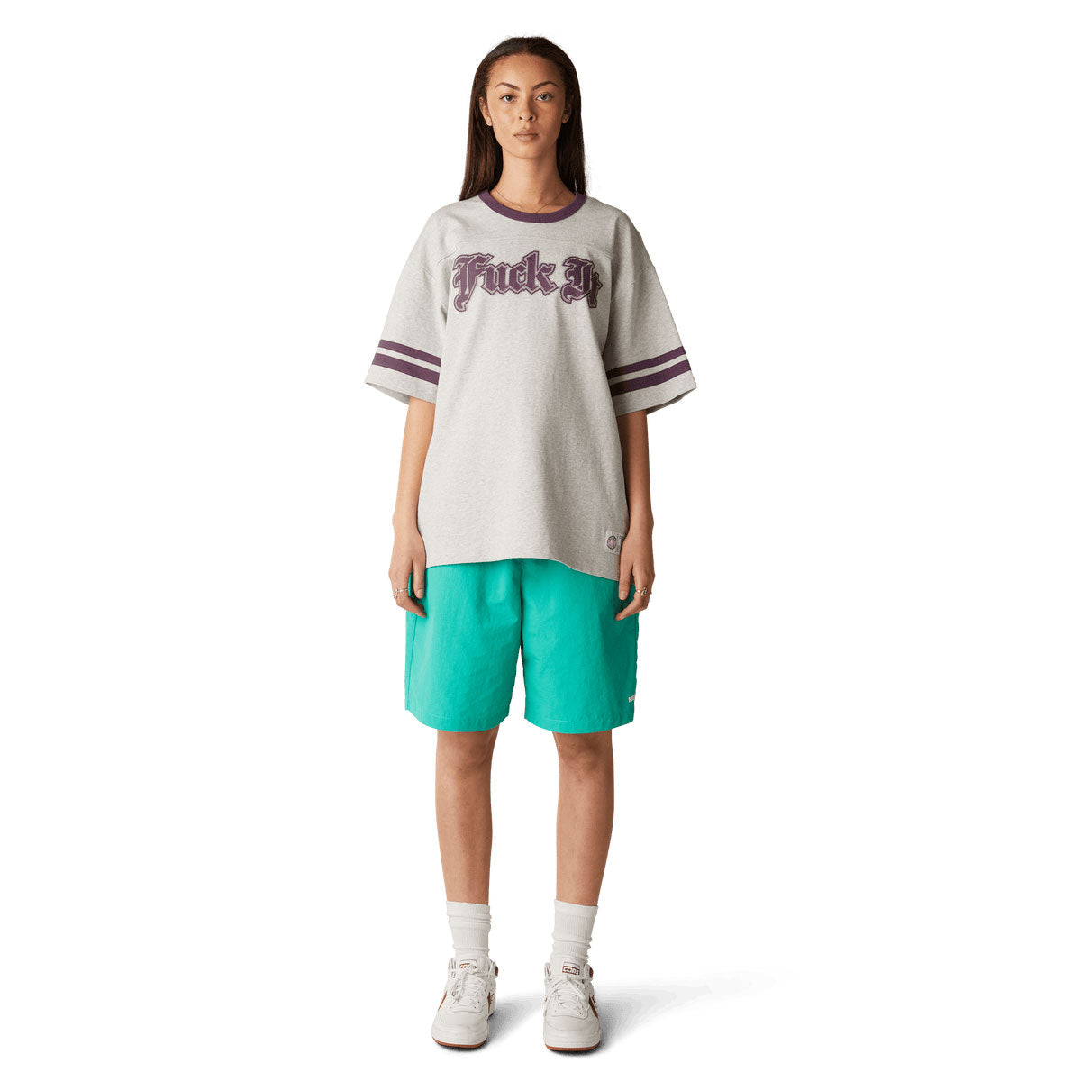 HUF Ives Football Jersey - Heather Grey image 6