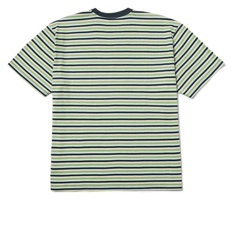 HUF Apollo Striped Knit Boxy T-Shirt - Blue