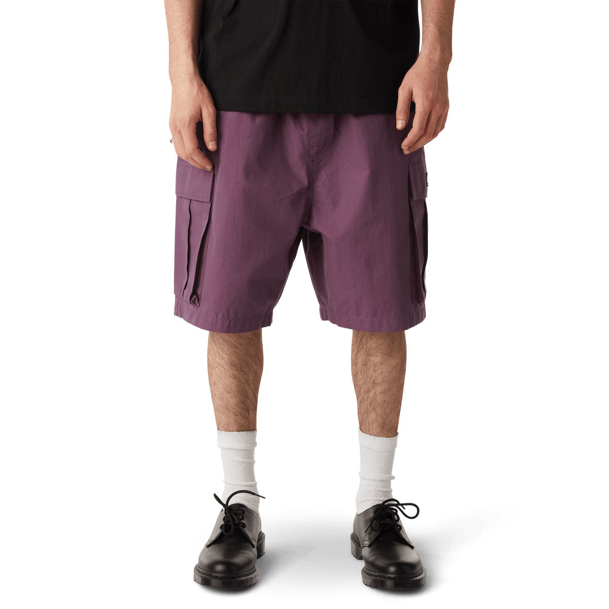 HUF Millenium Cargo Shorts - Dark Berry image 5