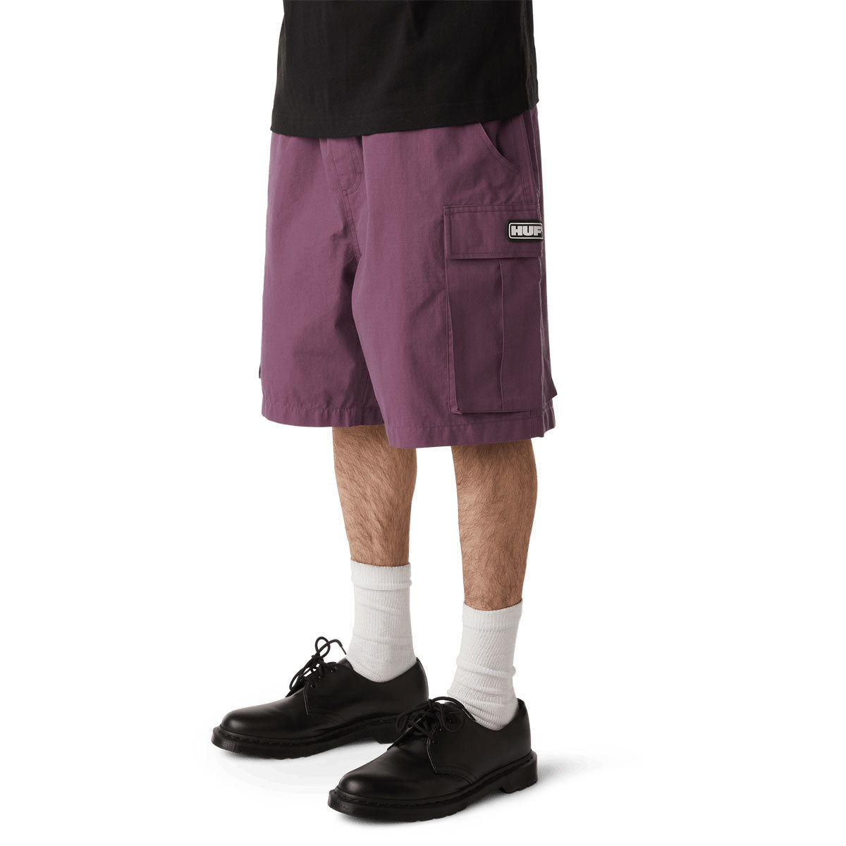 HUF Millenium Cargo Shorts - Dark Berry image 6