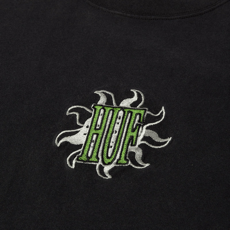 HUF Apollo Washed T-Shirt - Washed Black