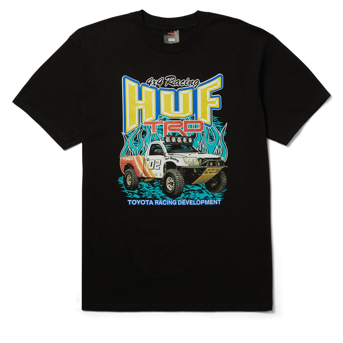 Huf x Toyota TRD Pit Crew T-Shirt - Black image 1