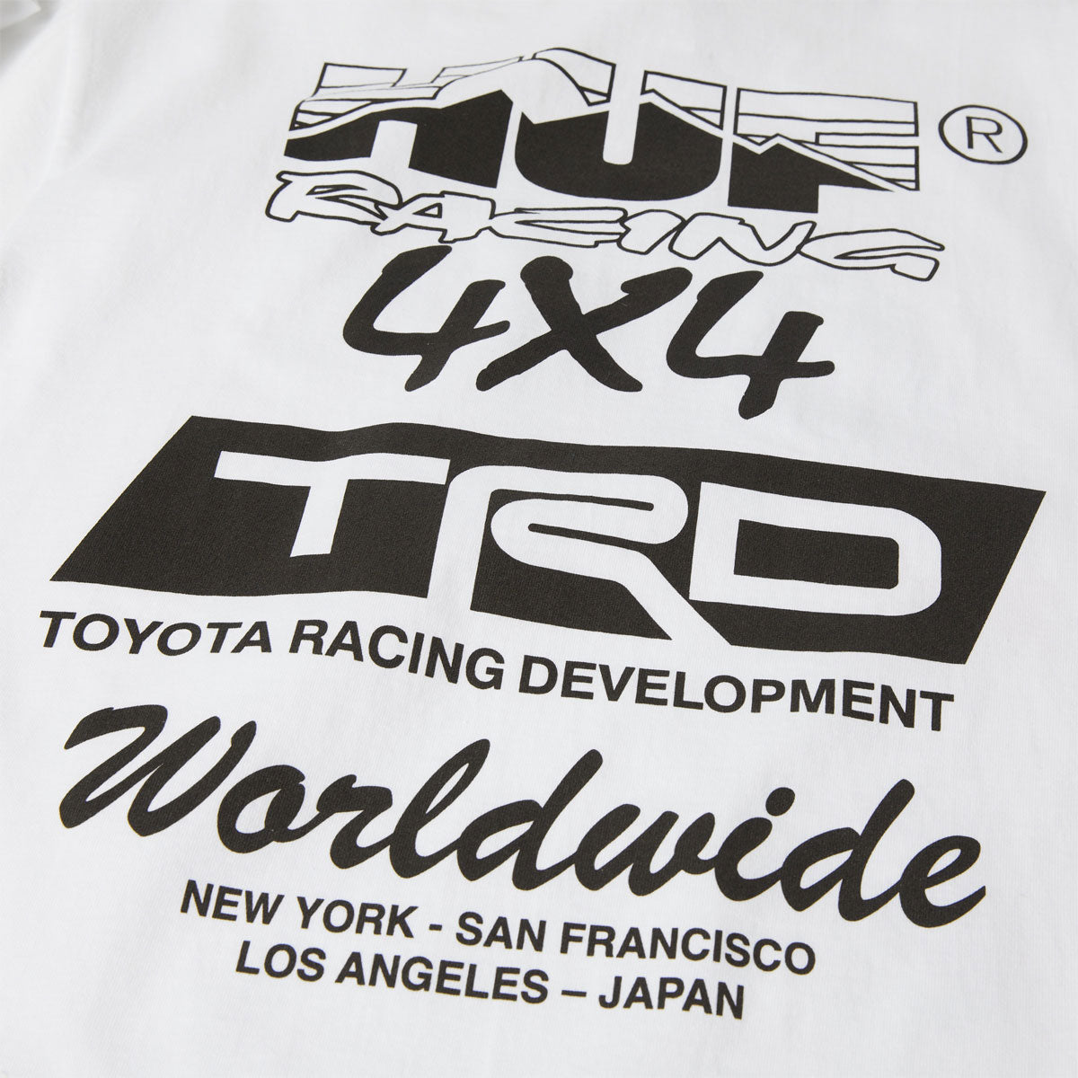 Huf x Toyota Valley Trails T-Shirt - White image 4