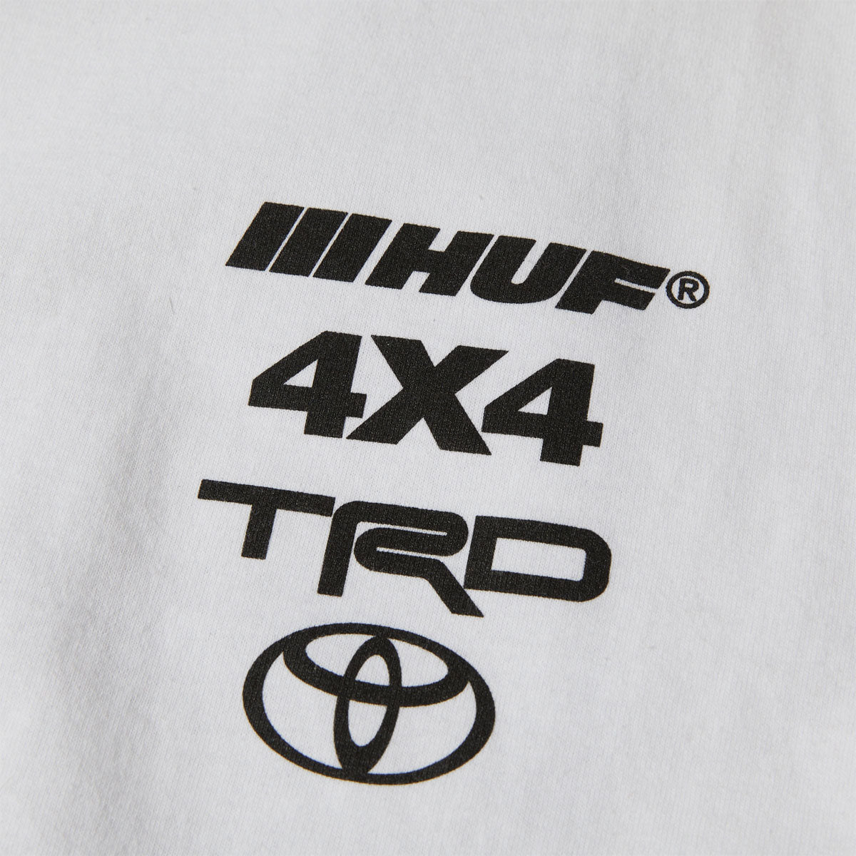 Huf x Toyota Long Travel T-Shirt - White image 3