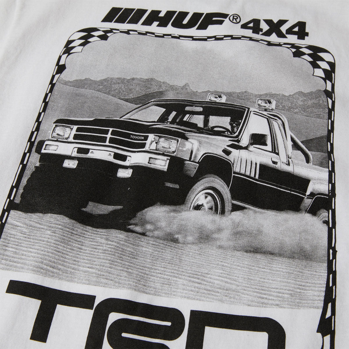 Huf x Toyota Long Travel T-Shirt - White image 4