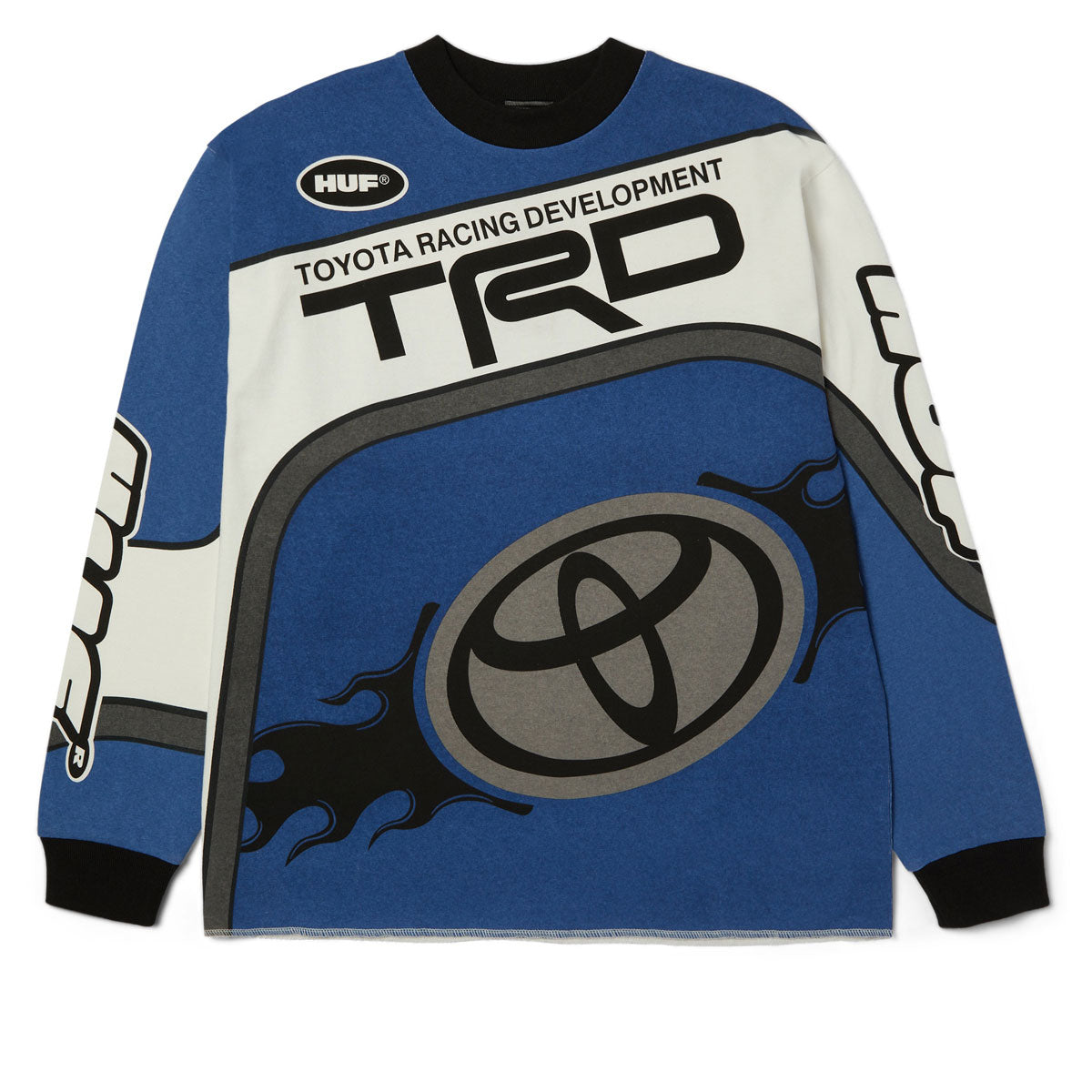 Huf x Toyota Grandstand Long Sleeve Jersey - Blue image 1