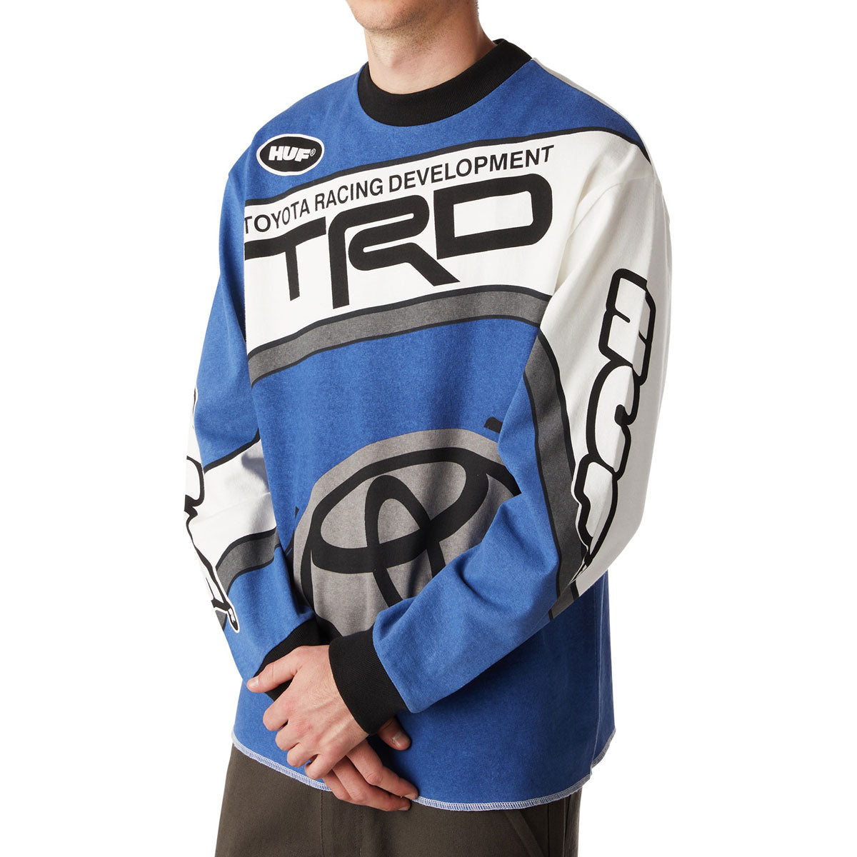 Huf x Toyota Grandstand Long Sleeve Jersey - Blue image 4