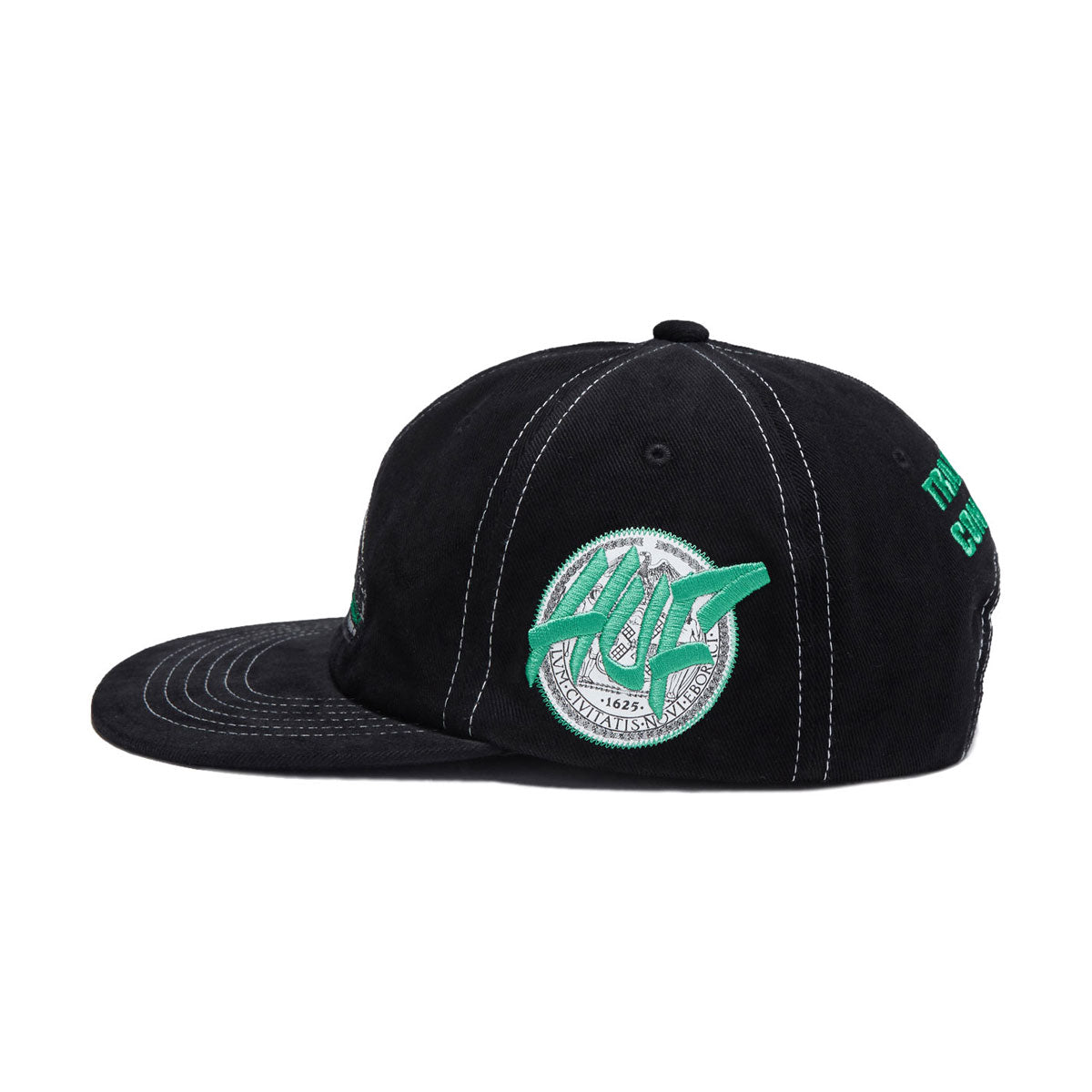 HUF Transport Connection Snapback Hat - Black image 4