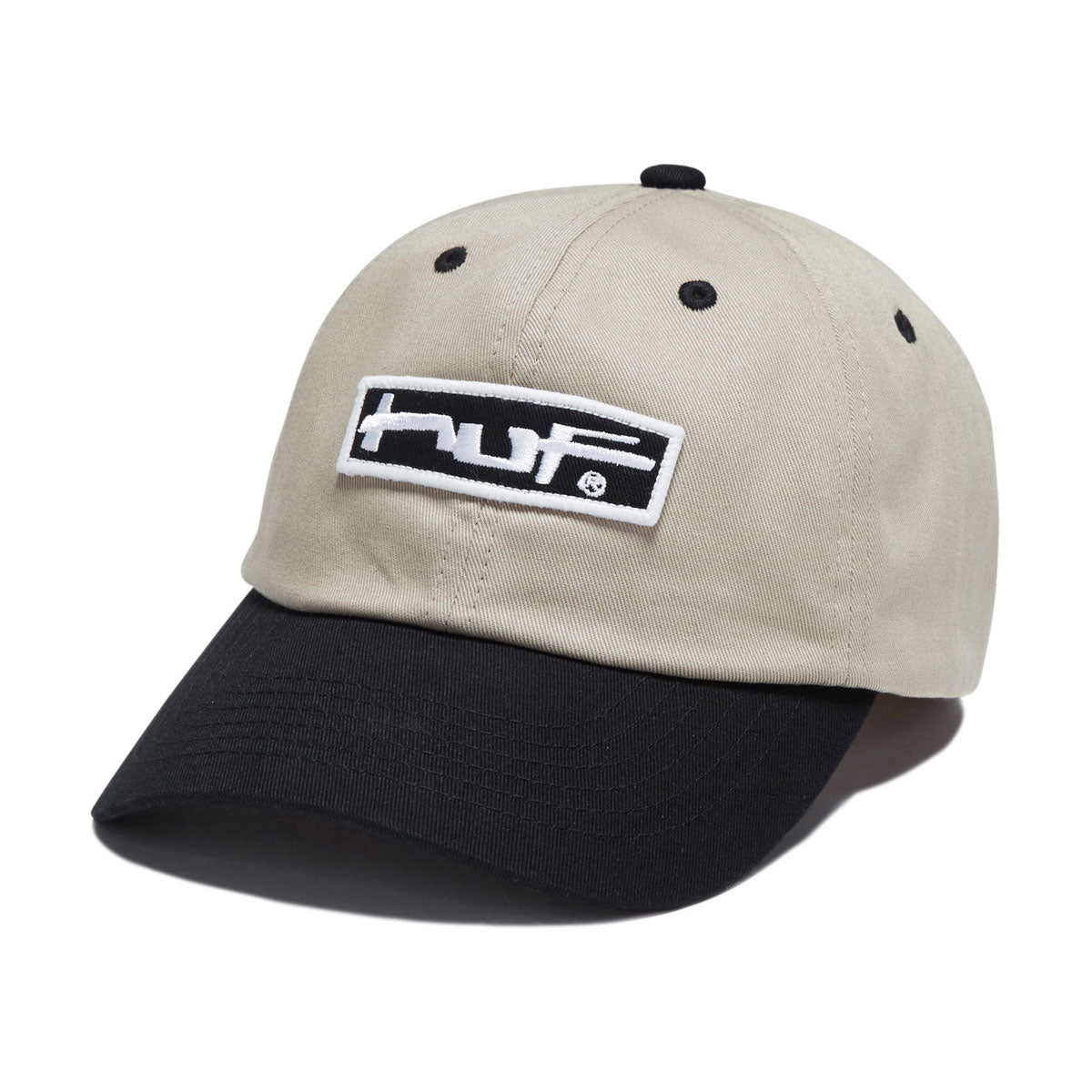 HUF Stretch Logo 6 Panel Cv Hat - Clay image 1