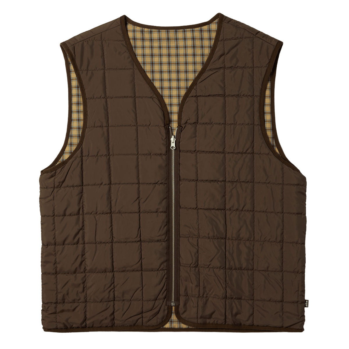 HUF Poynter Reversible Vest - Clay image 2