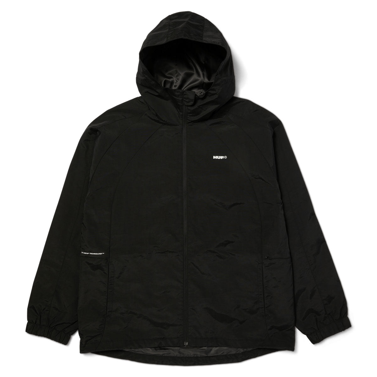 HUF All Caps Shell Jacket - Black – CCS