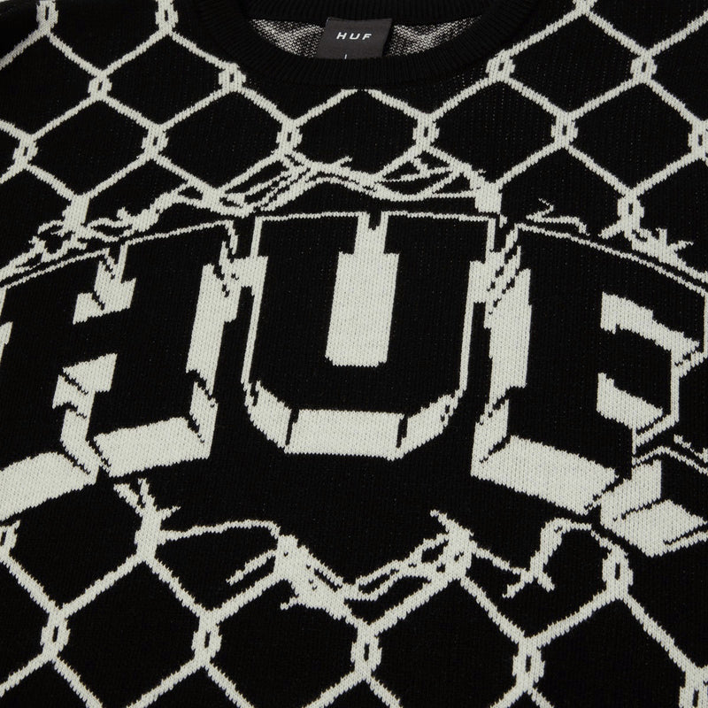 HUF Breakthrough Crew Sweatshirt - Black