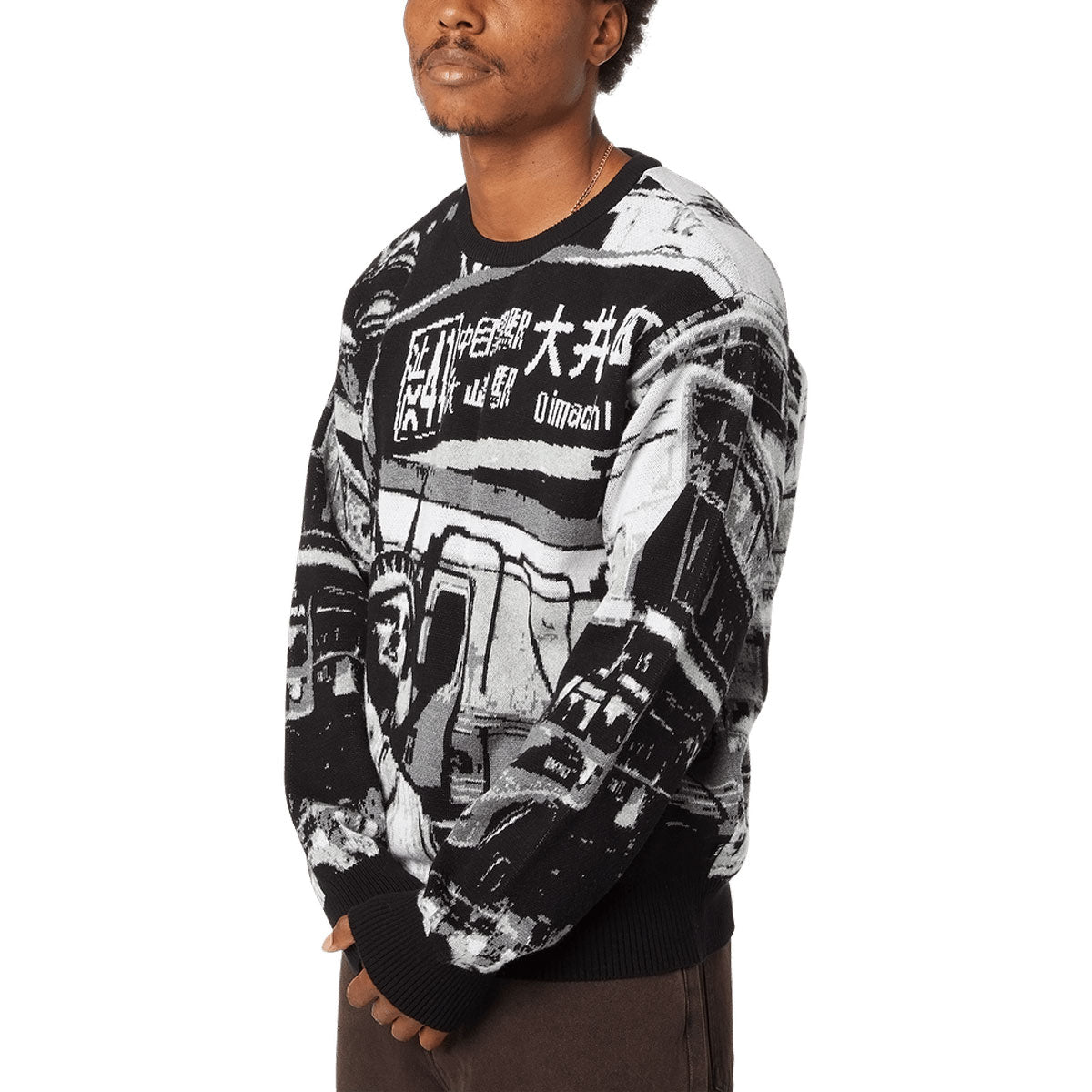 HUF Worldwide Commuter Sweatshirt - Black image 6