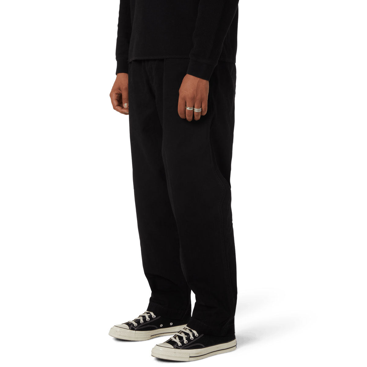 HUF Cromer Trouser Pants - Black image 5