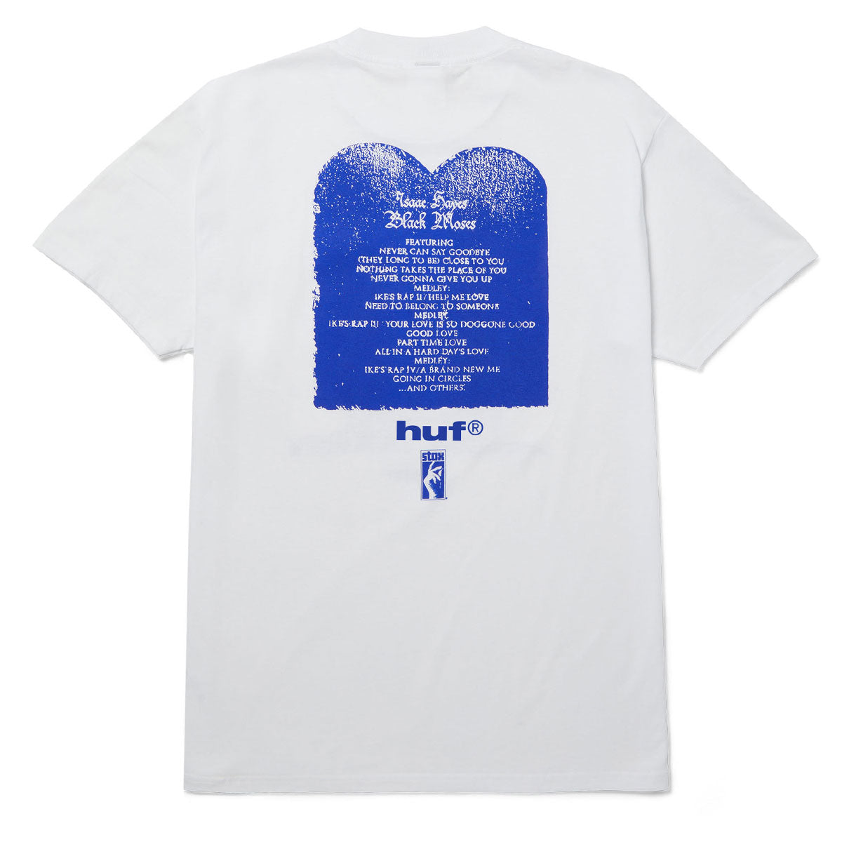 HUF Black Moses Heavyweight T-Shirt - White image 2