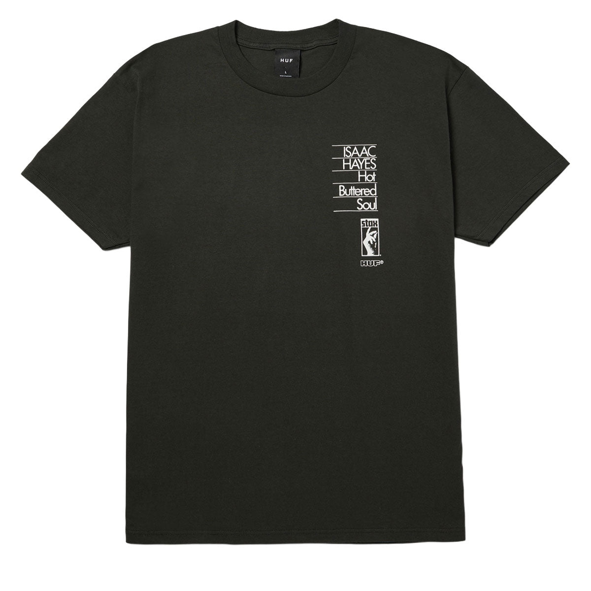 HUF Hot Buttered Heavyweight T-Shirt - Vintage Black image 2