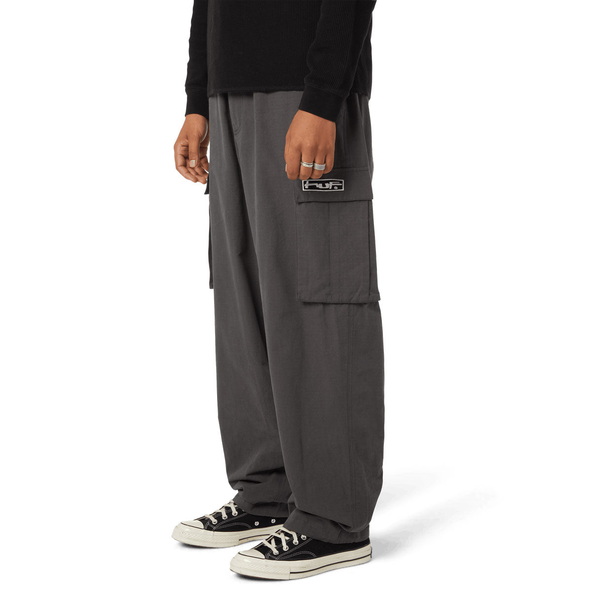 HUF Mateo Cargo Pants - Black image 3