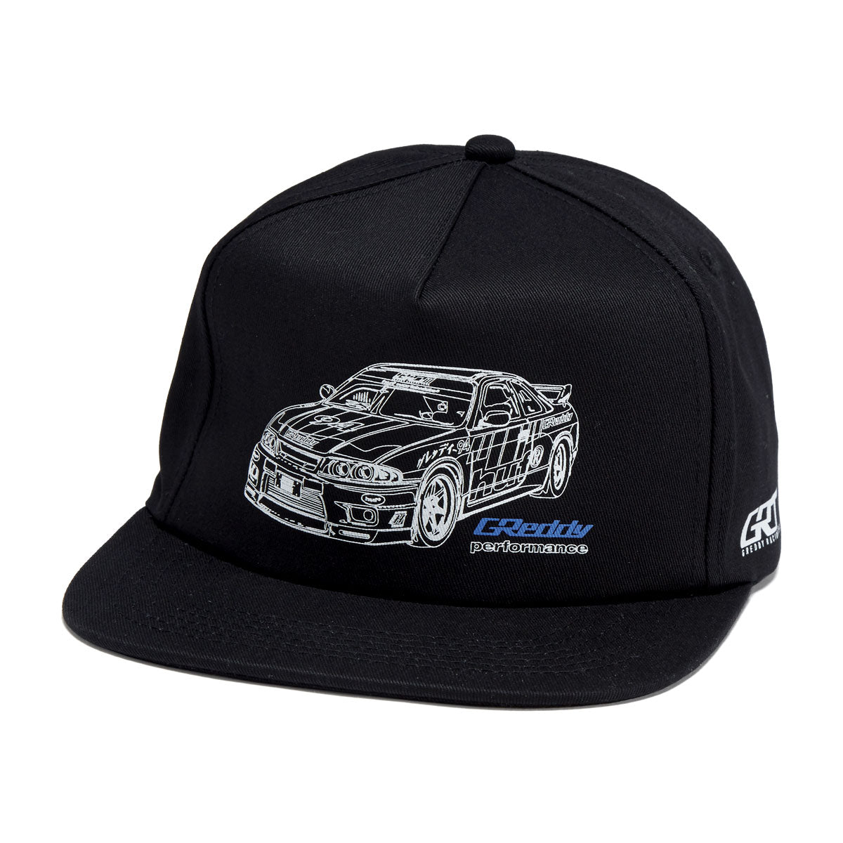 HUF x GReddy Diagram Snapback Hat - Black image 1