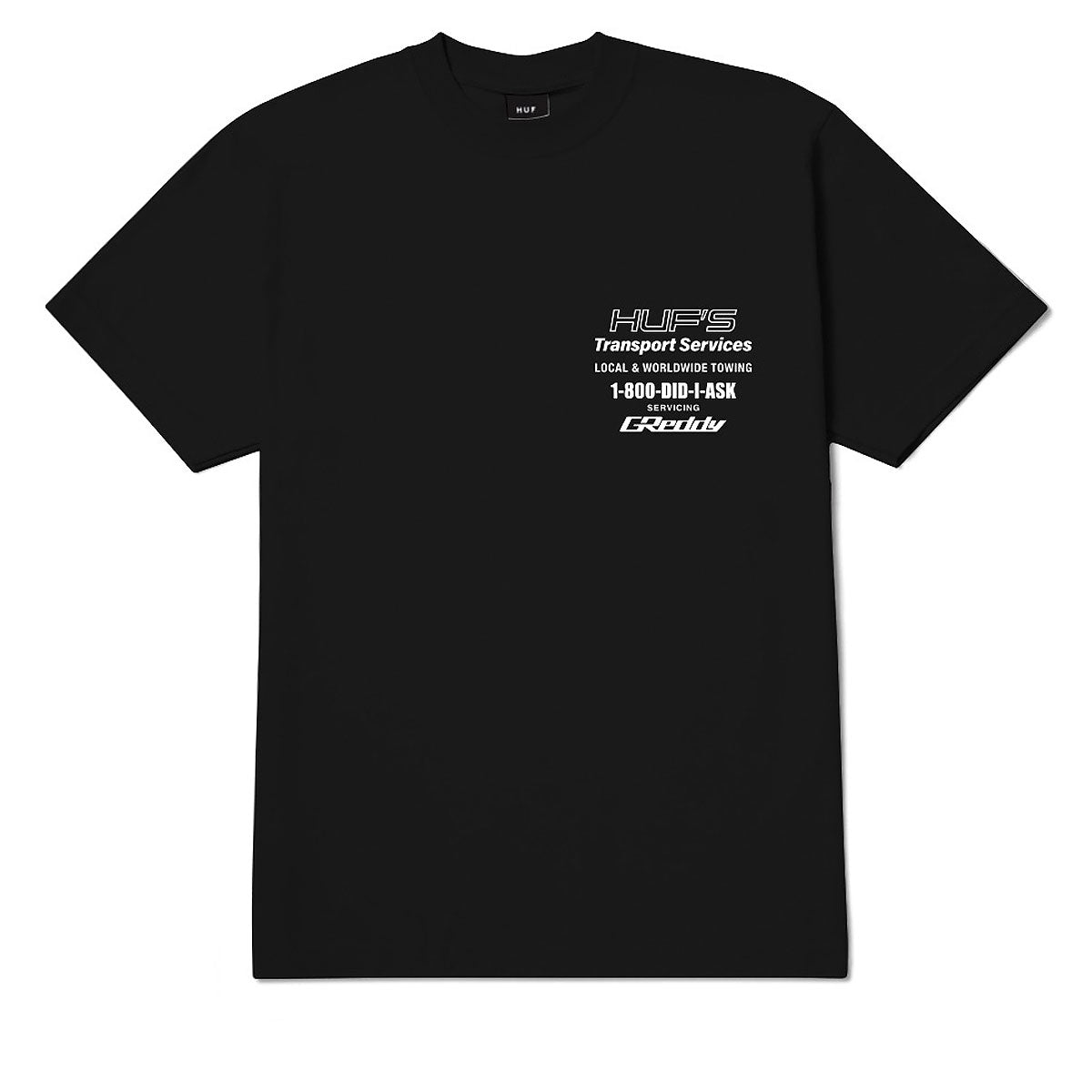 HUF x Greddy Tow T-Shirt - Black image 2
