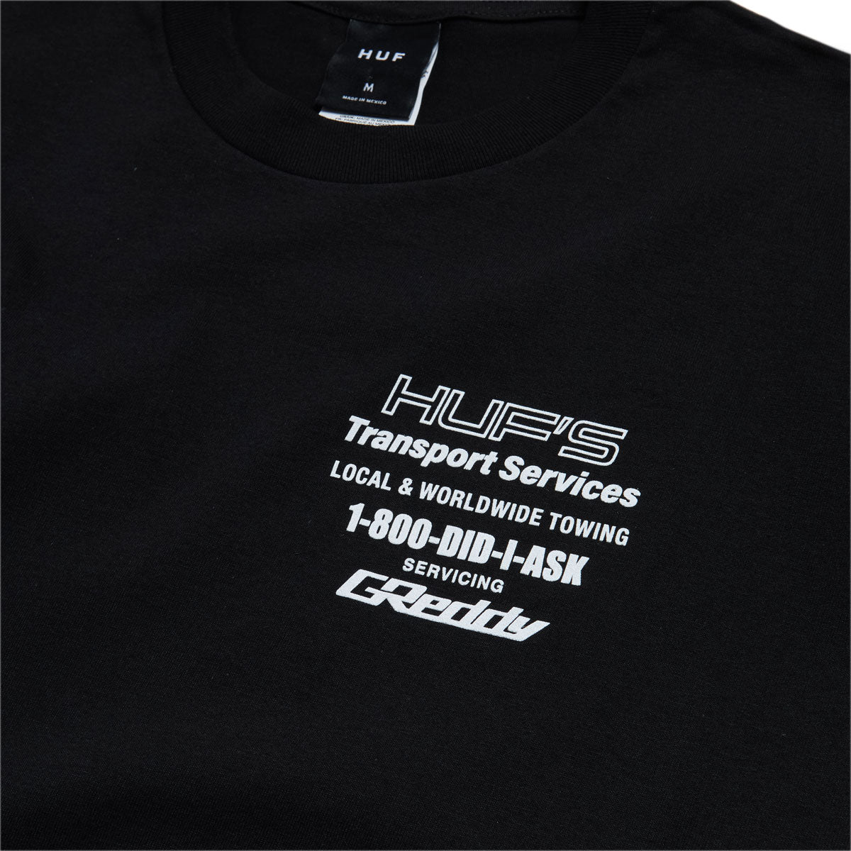 HUF x Greddy Tow T-Shirt - Black image 3
