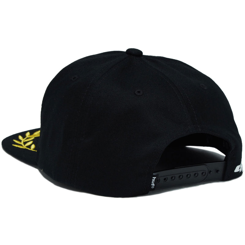 HUF x GReddy Team Snapback Hat - Black