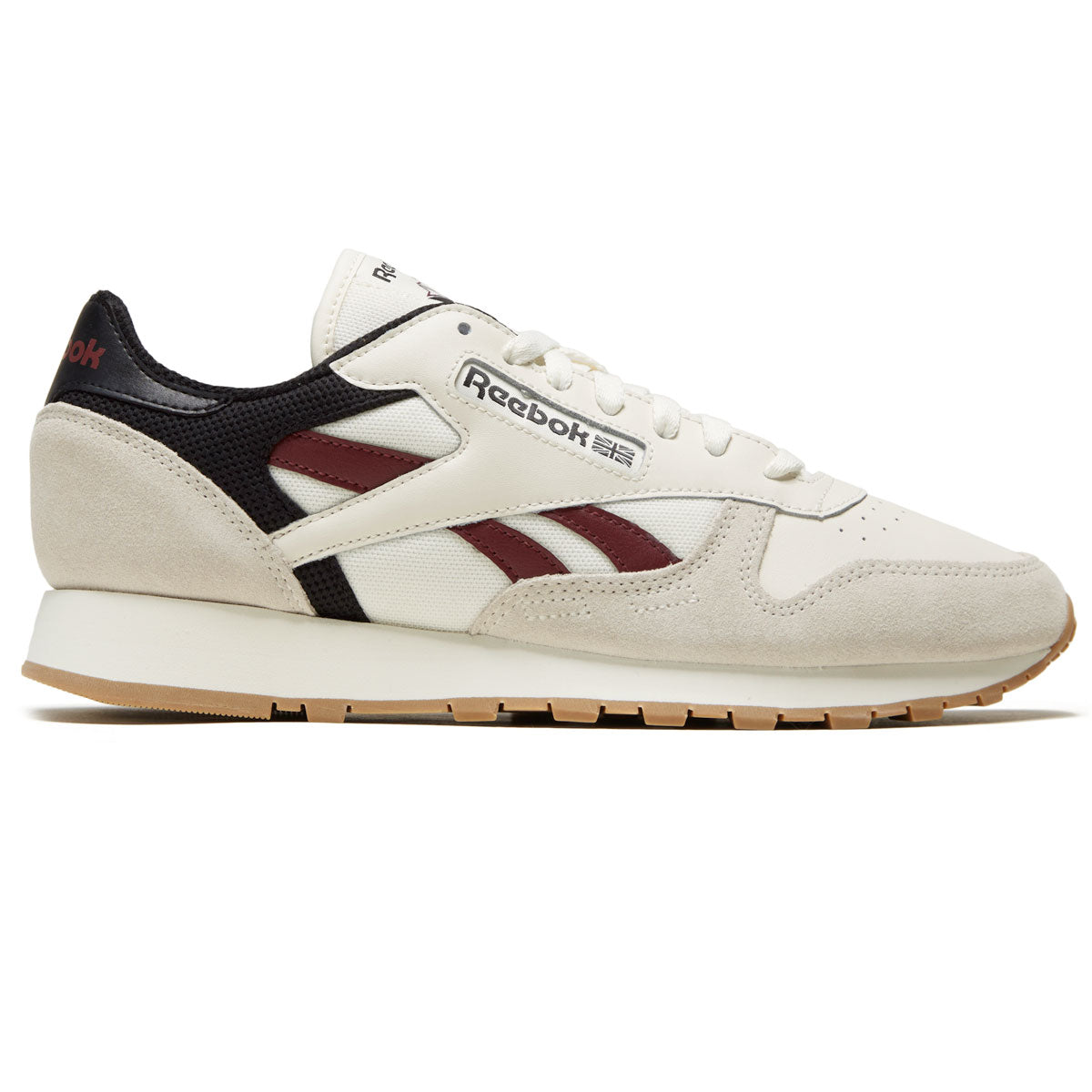 Reebok Classic Leather Shoes - Chalk/Maroon/Black image 1