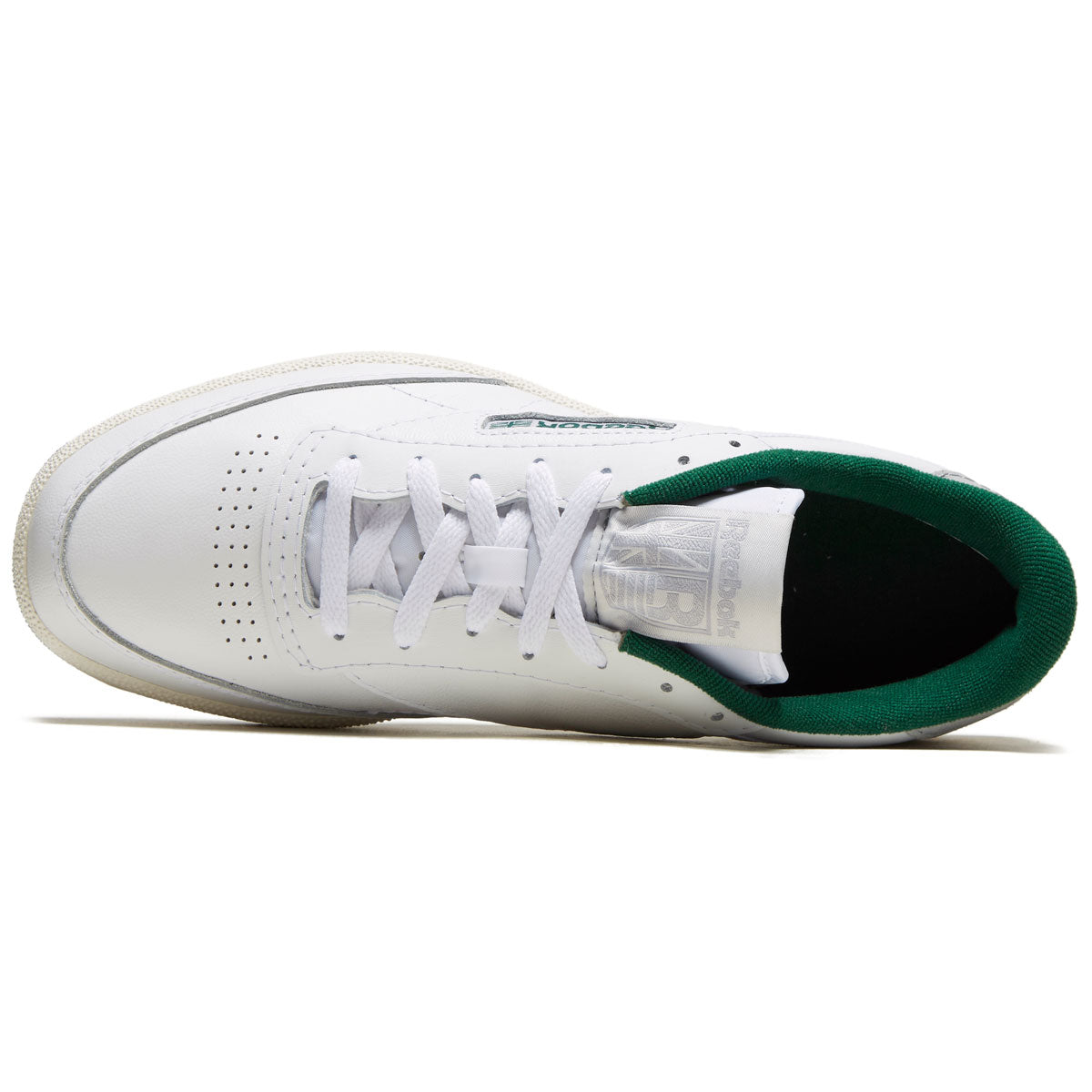 Reebok Club C 85 Shoes - White/Chalk/Dark Green image 3
