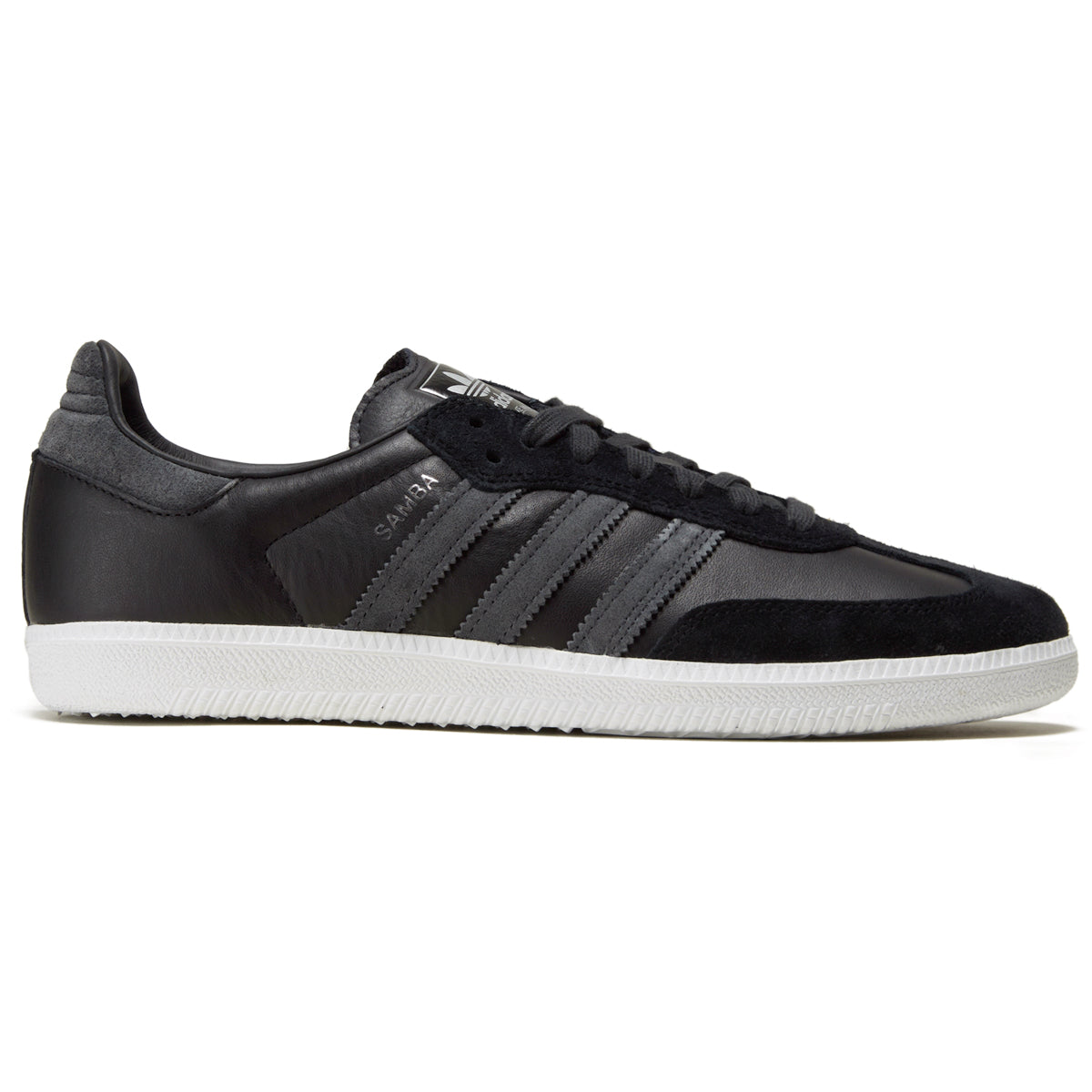 Adidas Samba ADV Shoes - Core Black/Carbon/Silver Metallic – CCS