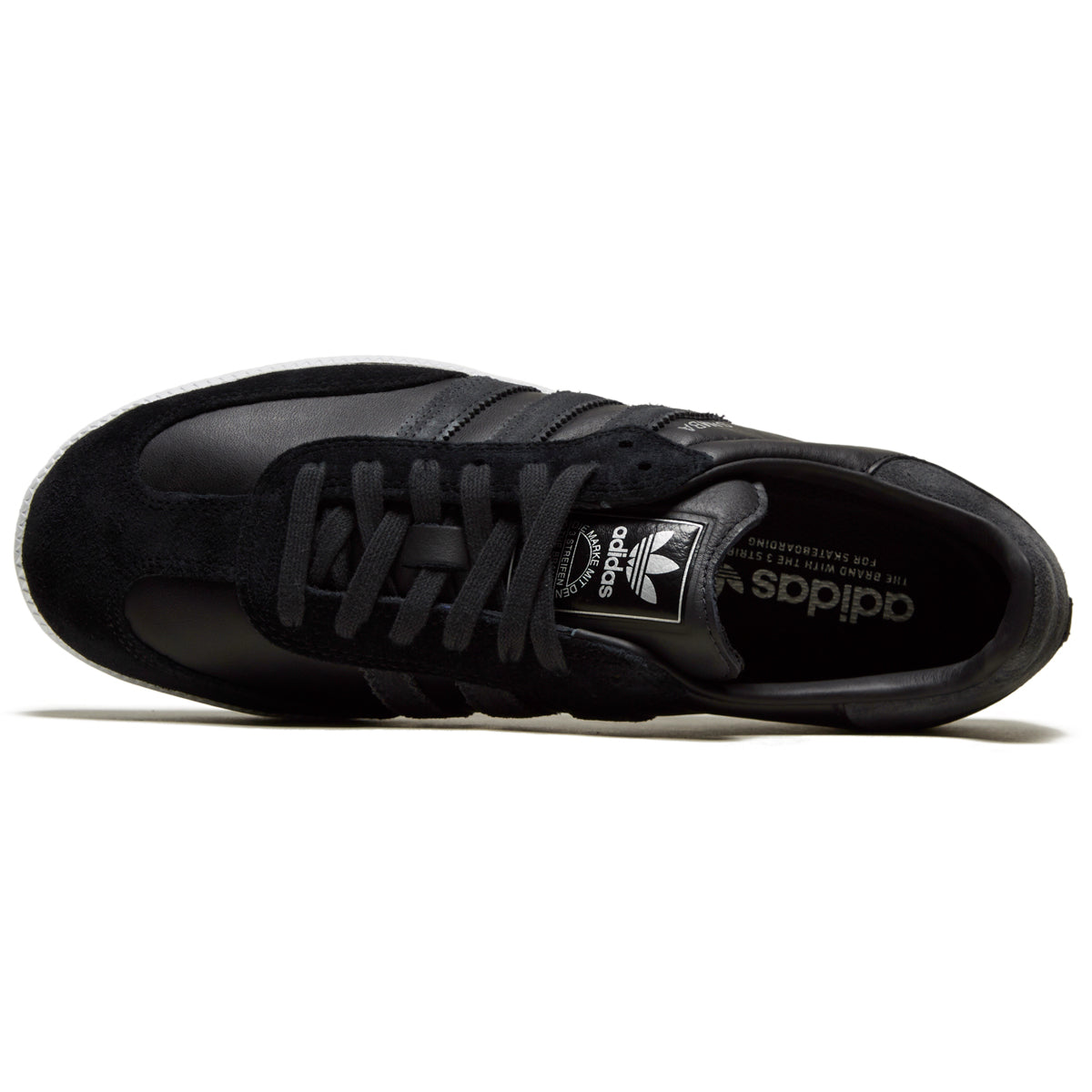 Adidas Samba ADV Shoes - Core Black/Carbon/Silver Metallic – CCS