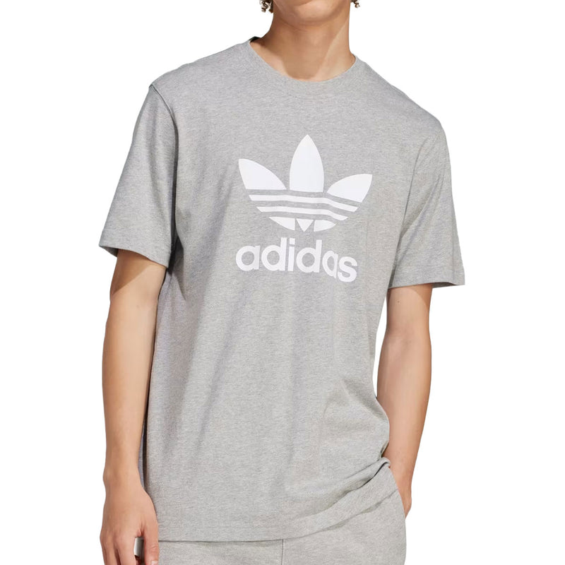 Adidas Trefoil T-Shirt - Medium Grey Heather