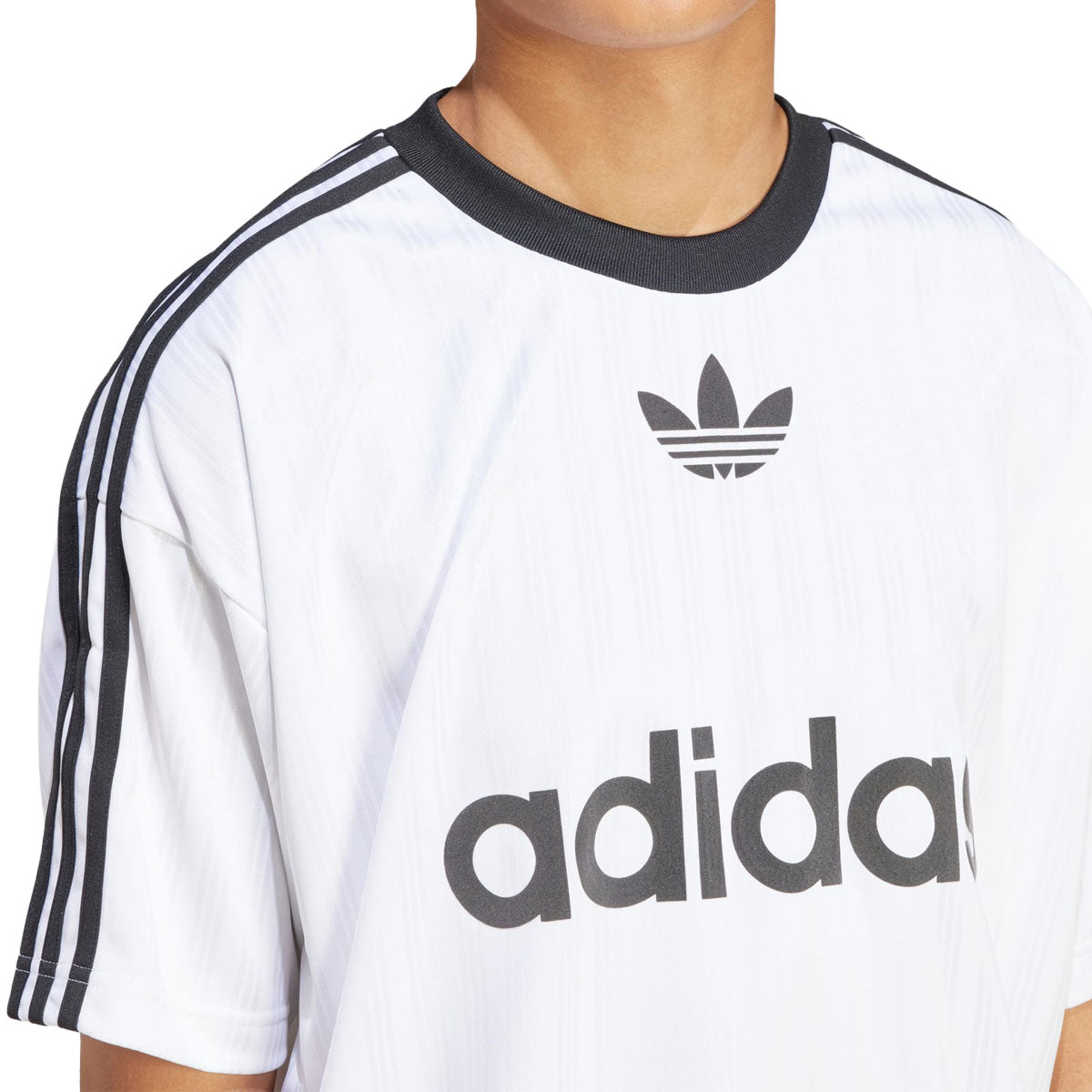 Adidas Adicolor Poly T-Shirt - White/Black image 3