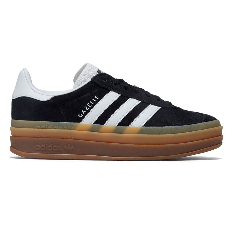 Adidas Womens Gazelle Bold Shoes - Core Black/Ftwr White/Ftwr White