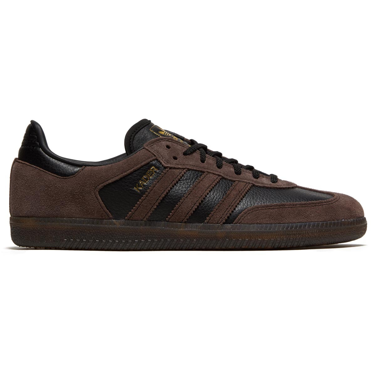 Adidas Samba ADV x Kader Shoes - Core Black/Brown/Gum – CCS