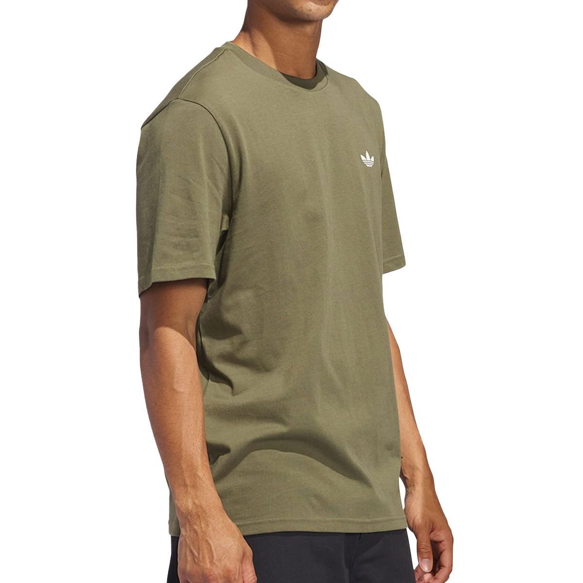 Adidas 4.0 Logo T-Shirt - Olive Strata image 3