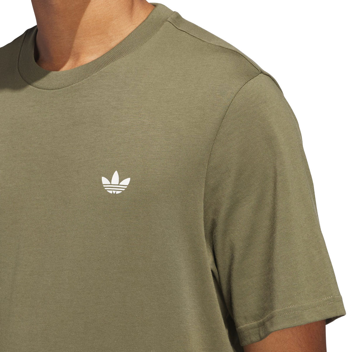 Adidas 4.0 Logo T-Shirt - Olive Strata image 5