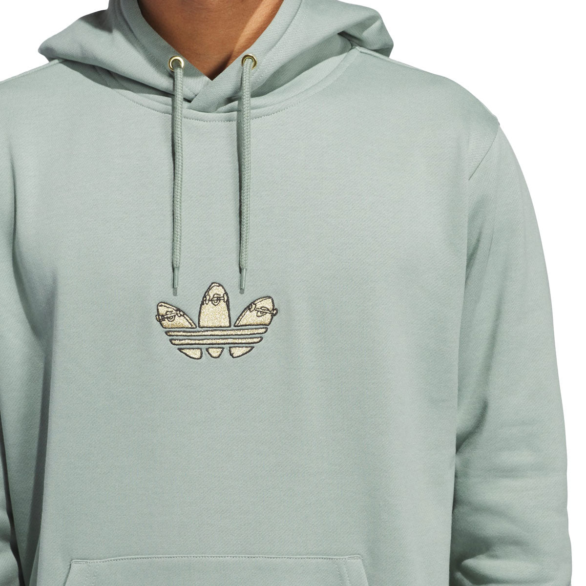 Adidas HJ Hoodie - Silver Green image 4