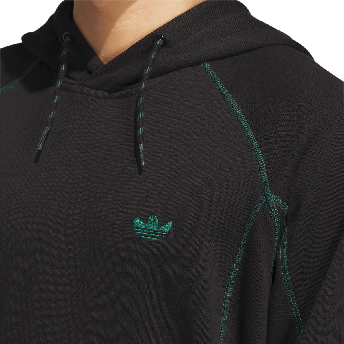 Adidas Shmoo FW Hoodie - Black/Dark Green image 4