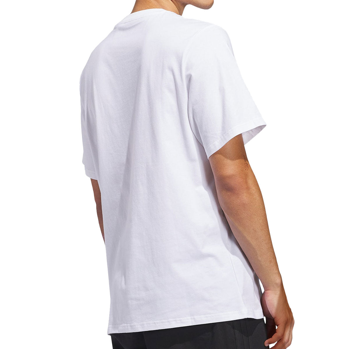 Adidas Trefoil Lift T-Shirt - White/Dark Brown image 3