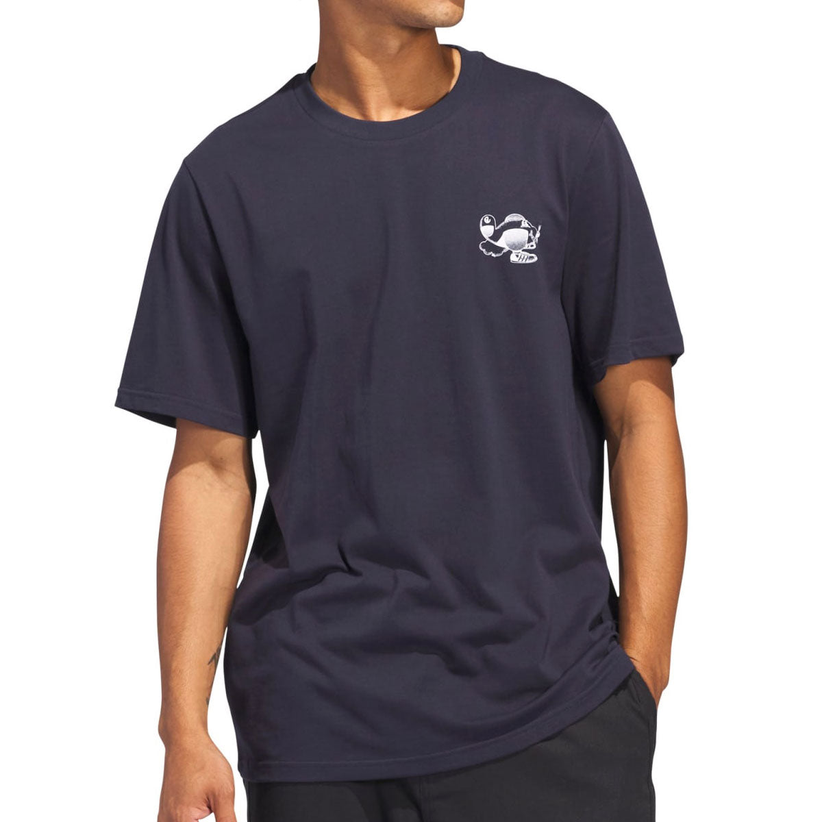 Adidas Dogplane T-Shirt - Legend Ink/White image 3