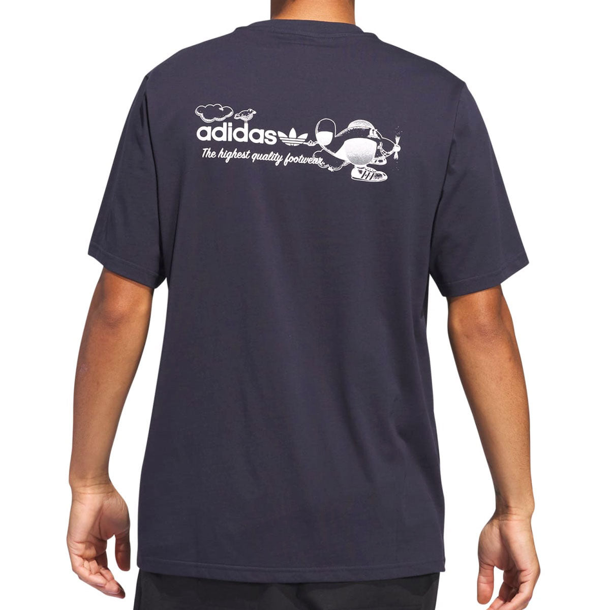Adidas Dogplane T-Shirt - Legend Ink/White image 4