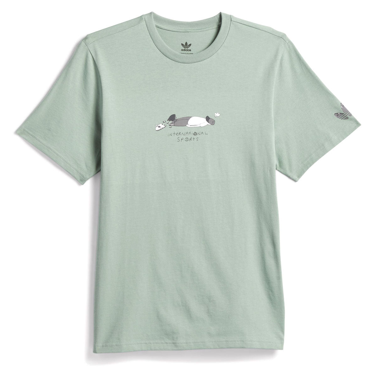 Adidas HJ Defeat T-Shirt - Silver Green image 1