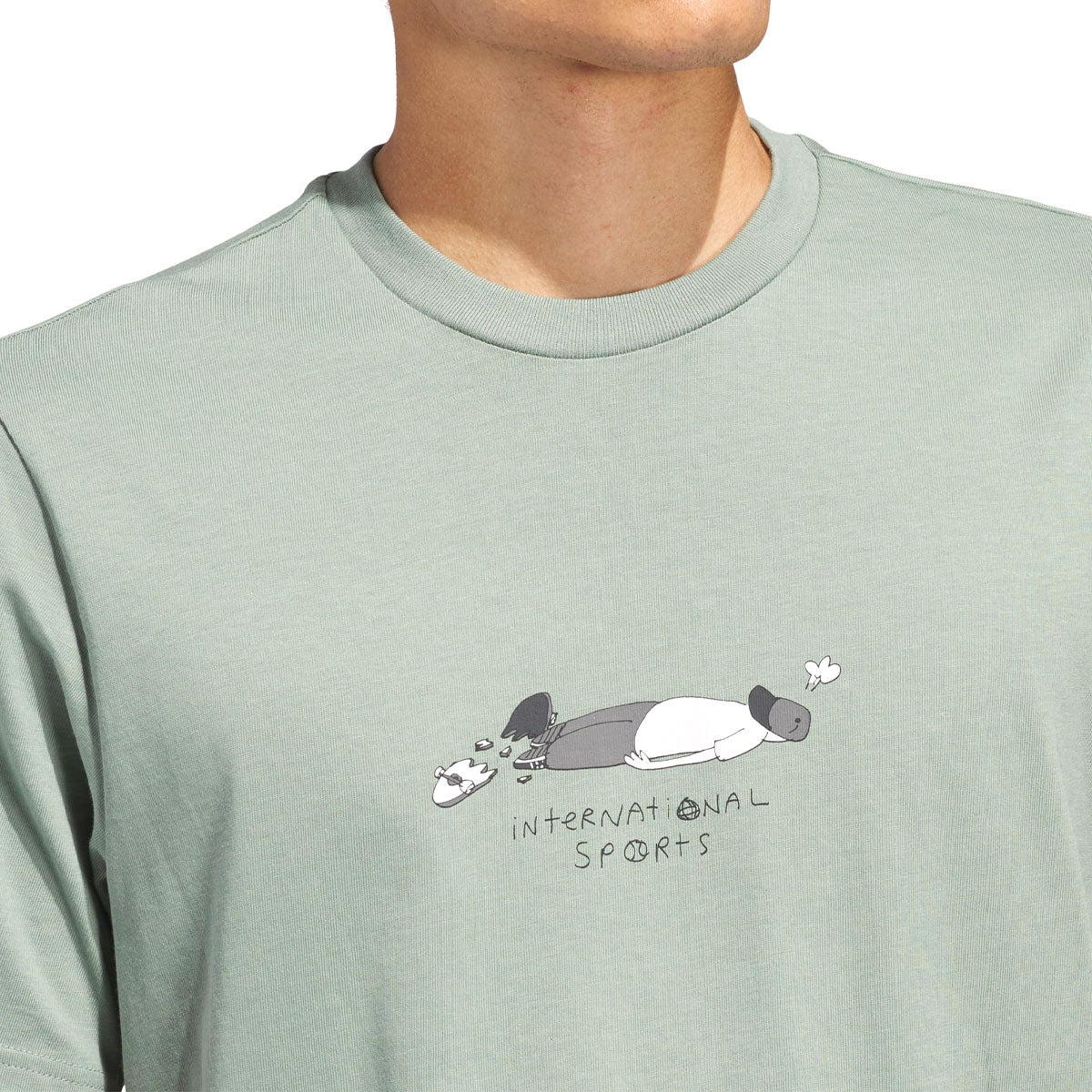 Adidas HJ Defeat T-Shirt - Silver Green image 4