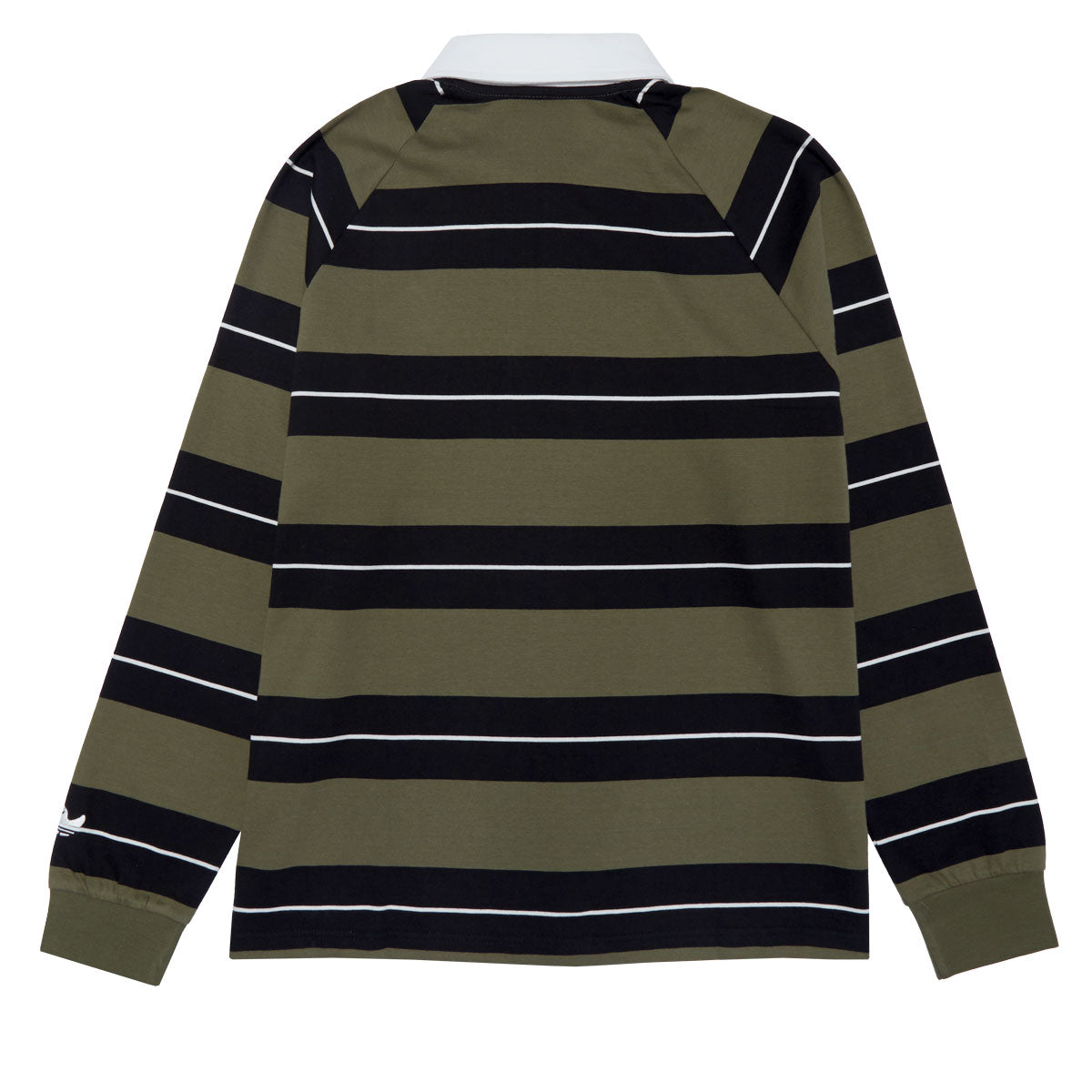 Adidas Shmoo CS Rugby Shirt - Olive Strata/Black/Core White image 2