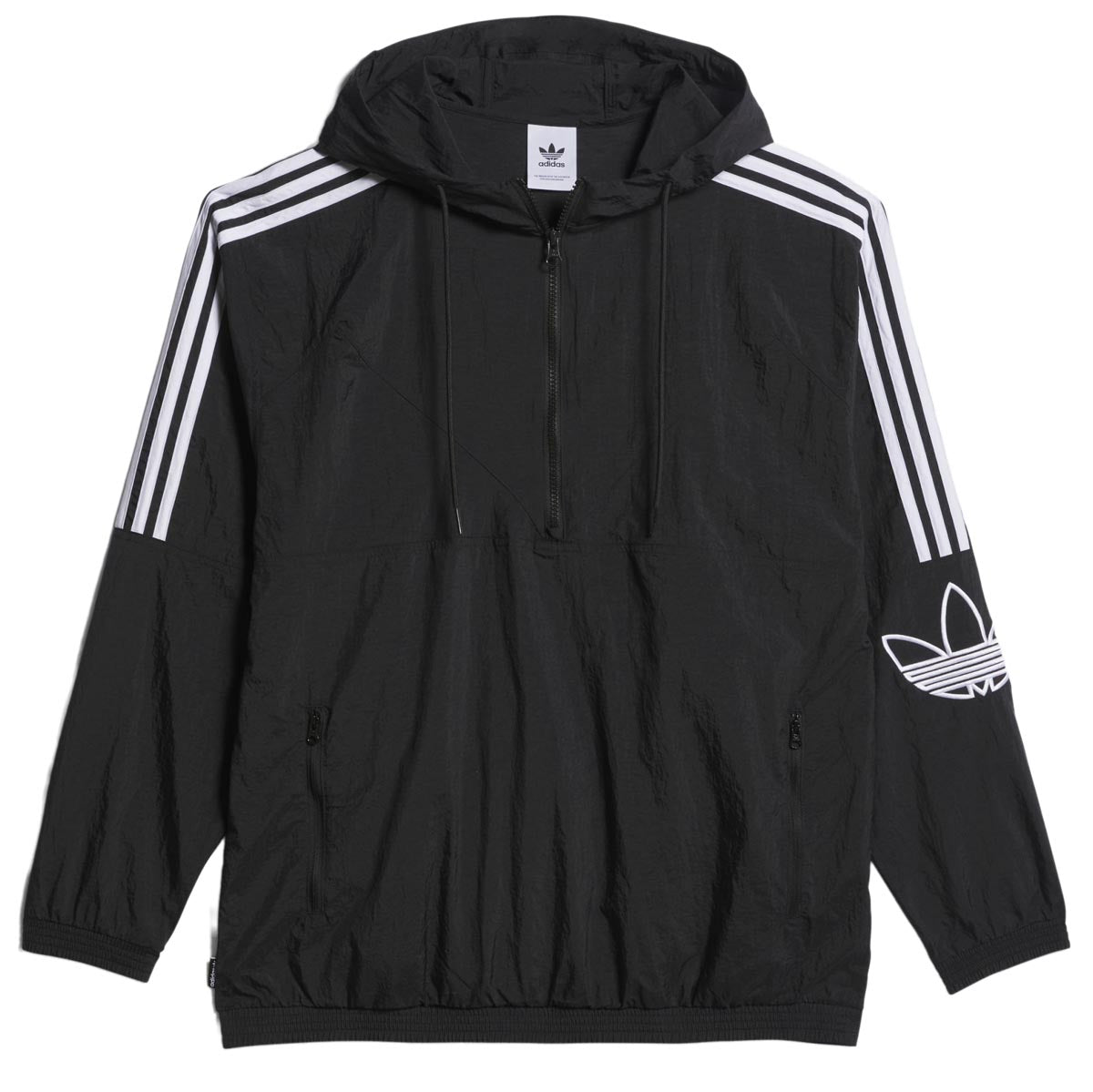 Adidas Skateboarding Classics Anorak Jacket - Black – CCS Adidas Skateboarding Classics Anorak Jacket - Black – CCS