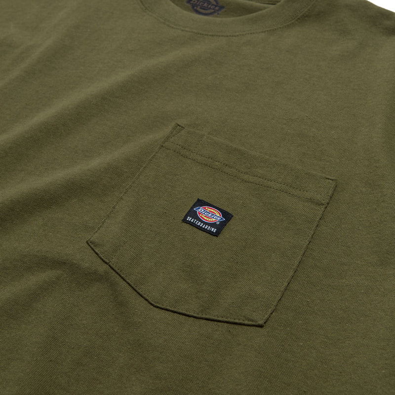 Dickies Heavyweight Pocket T-Shirt - Dark Olive
