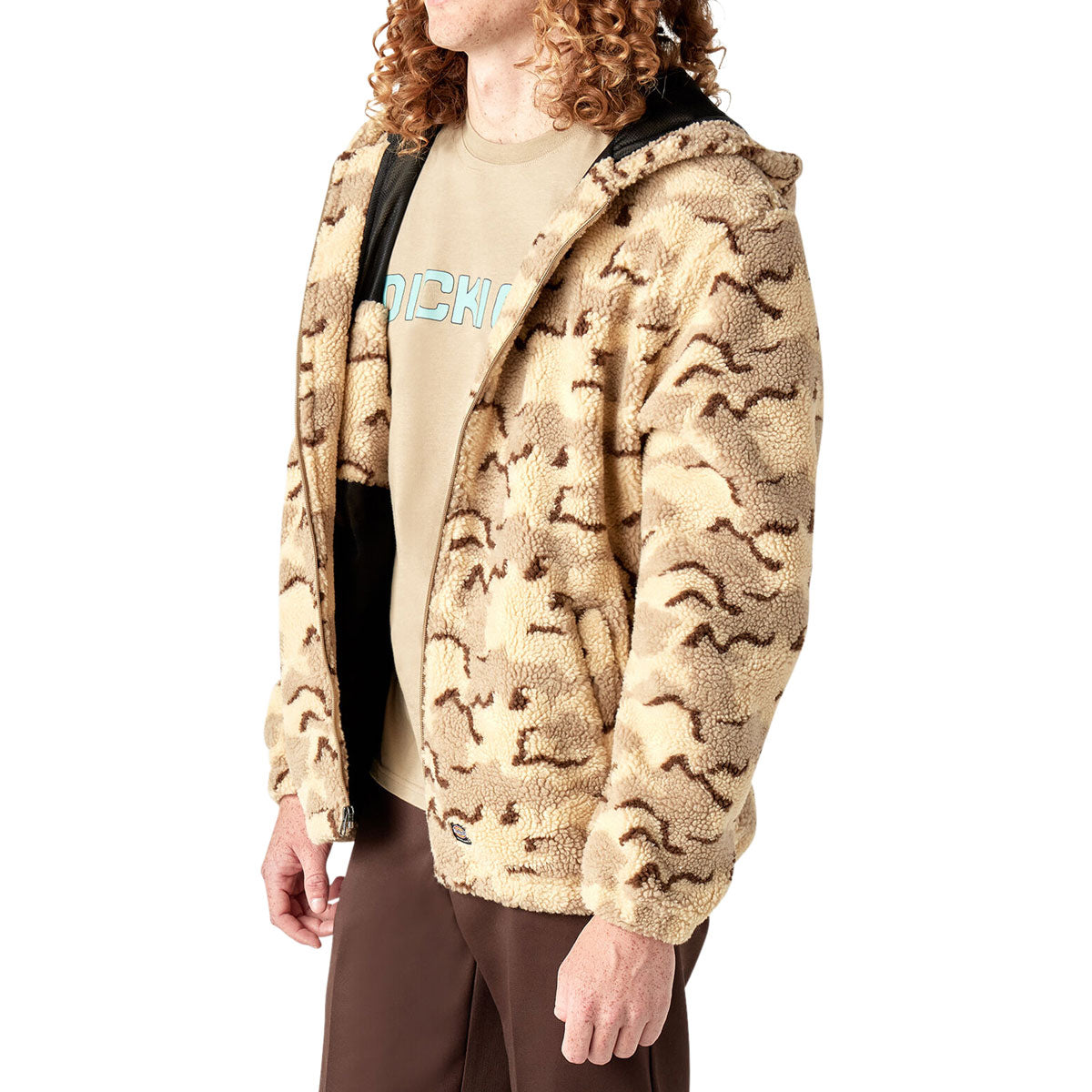 Dickies Textured Fleece Jacket - Desert Camo – CCS