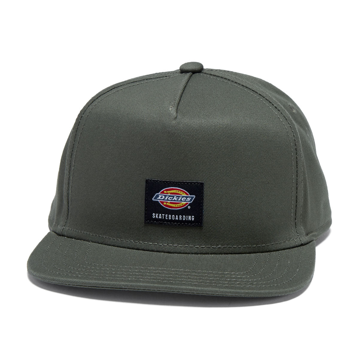 Dickies Skate Mid Flat Brim Hat - Moss Green image 1