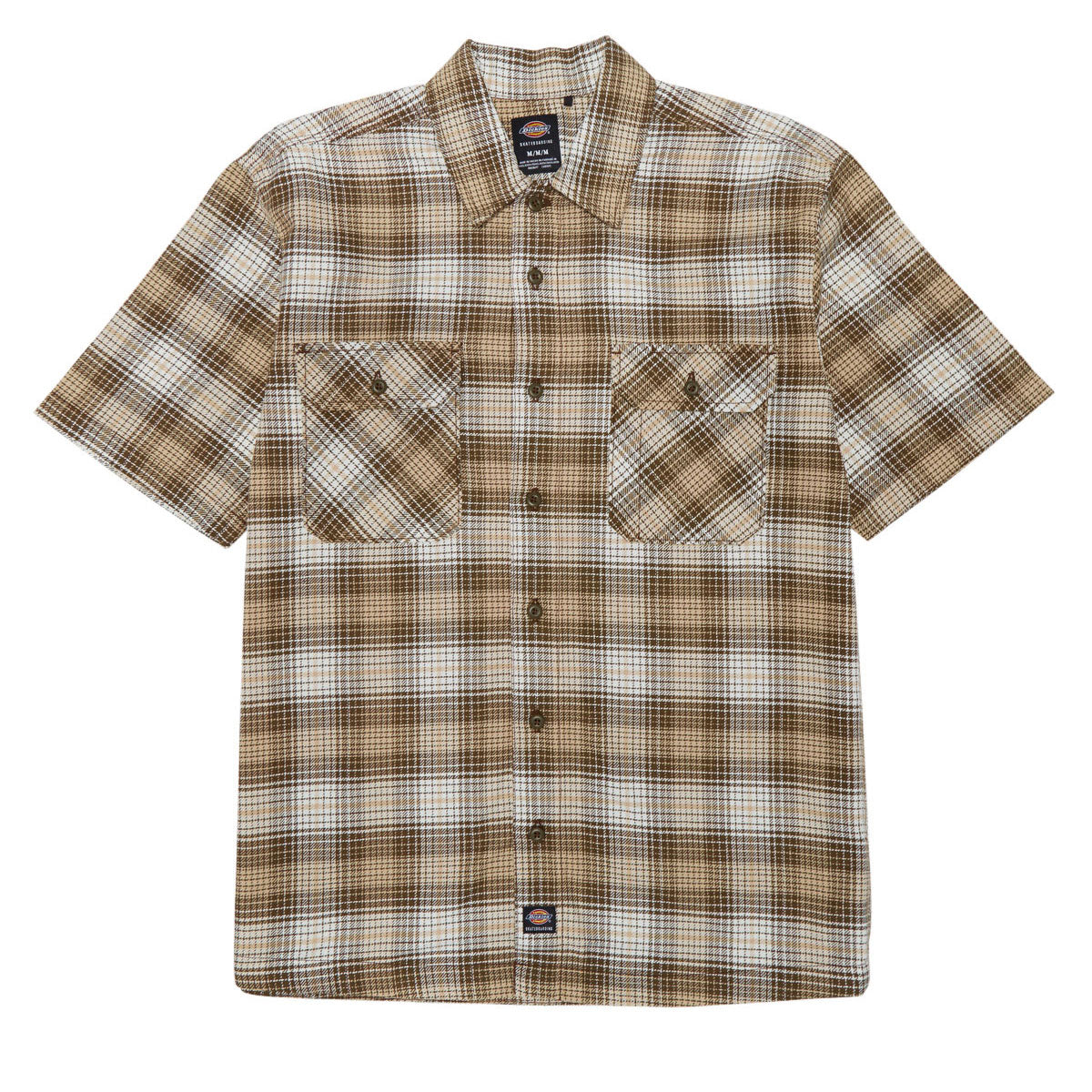 Dickies Mike Anderson Check Shirt - Dark Olive image 1