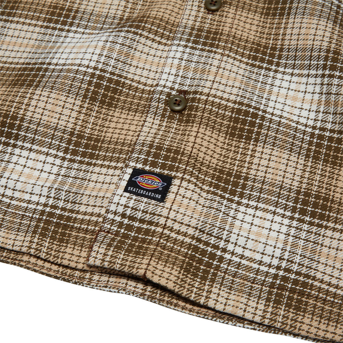 Dickies Mike Anderson Check Shirt - Dark Olive image 4