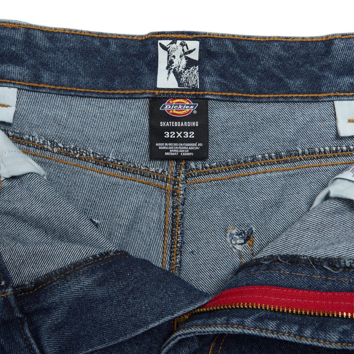 Dickies Mike Anderson Denim Jeans - Stonewashed Indigo Blue image 6
